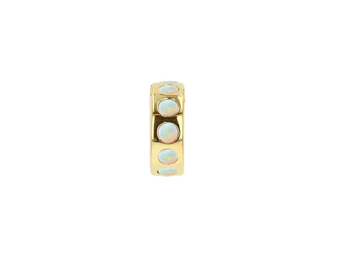 Mini Birthstone Wheel Charm Without Chain Rachel Reid Rings