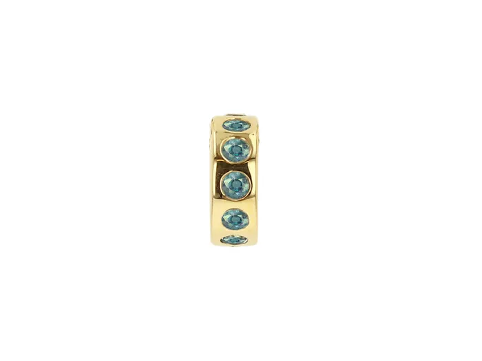 Mini Birthstone Wheel Charm Without Chain Rachel Reid Rings