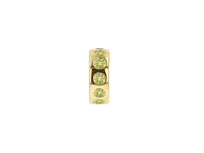 Mini Birthstone Wheel Charm Without Chain Rachel Reid Rings