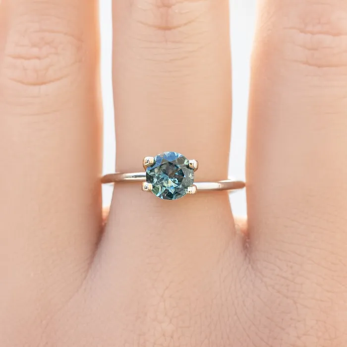 116ct Round Cut Blue Green Montana Sapphire SR293 Envero Jewelry Rings 116ct Round Cut Blue Green Montana Sapphire SR293 Envero Jewelry Rings
