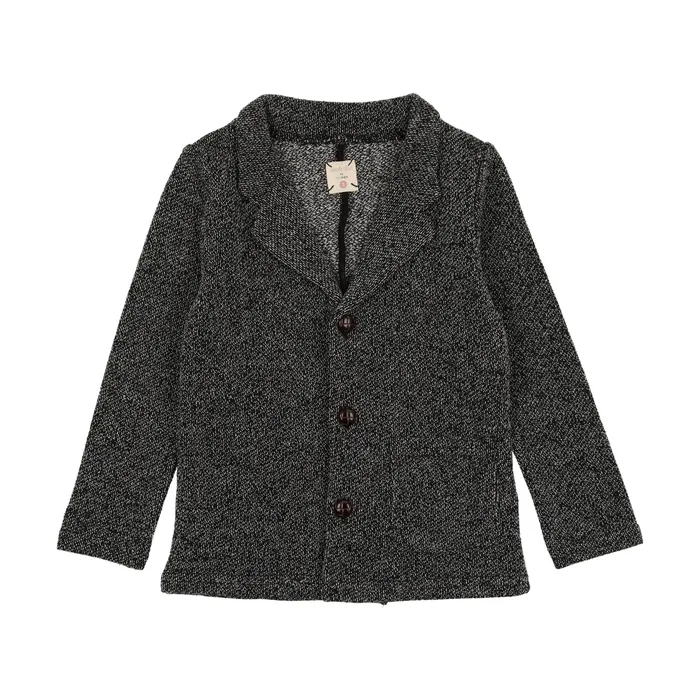 Analogie Tweed Blazer Black Analogie Rings