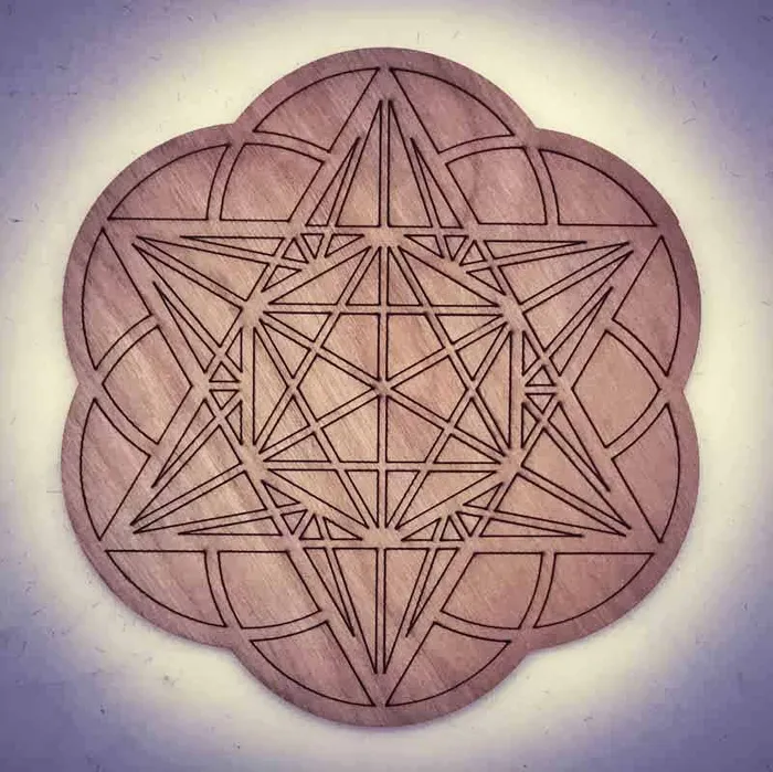 Jensen Rocks Crystal Grid 4 Sacred Geometry Earrings