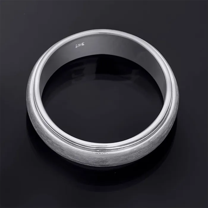 mayamila Rings Mens Rotating Wedding Band Ring Authentic Sterling Silver Comfort Fit