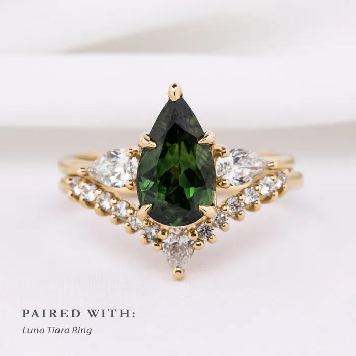 Rings Claire Ring 202ct Green Sapphire 14k Yellow Gold One of a kind Envero Jewelry Rings Claire Ring 202ct Green Sapphire 14k Yellow Gold One of a kind Envero Jewelry
