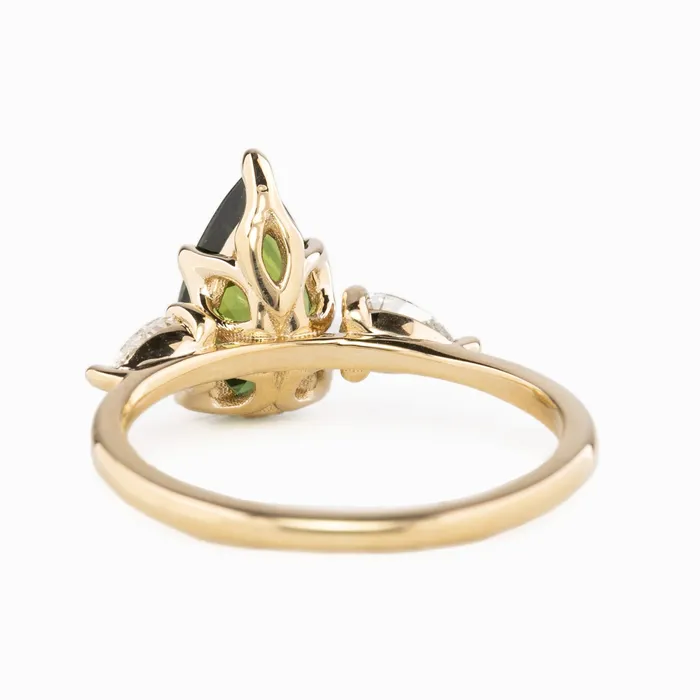 Rings Claire Ring 202ct Green Sapphire 14k Yellow Gold One of a kind Envero Jewelry Rings Claire Ring 202ct Green Sapphire 14k Yellow Gold One of a kind Envero Jewelry