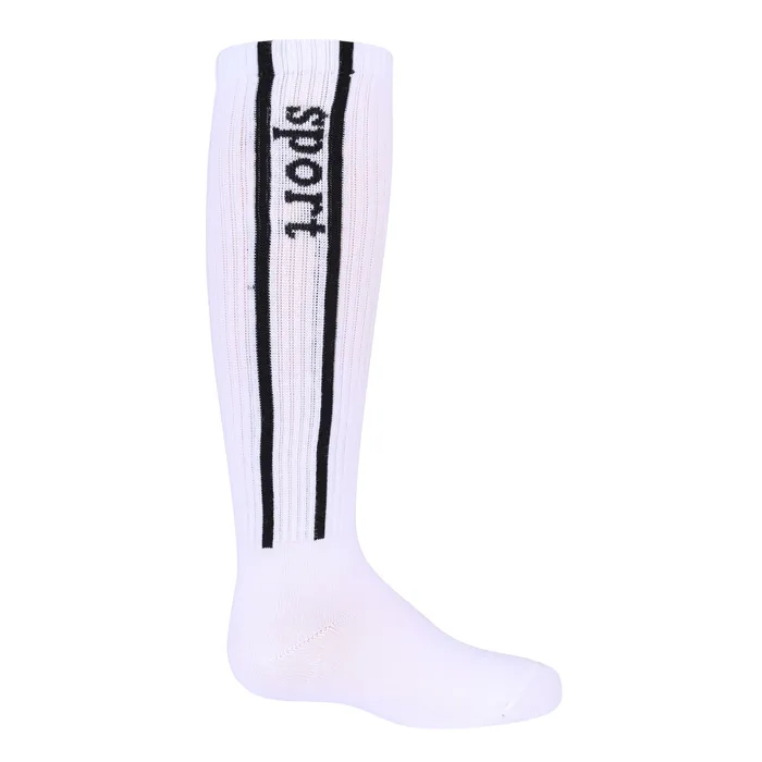 Zubii Zubii Sport Knee Socks 414 White 5 Rings