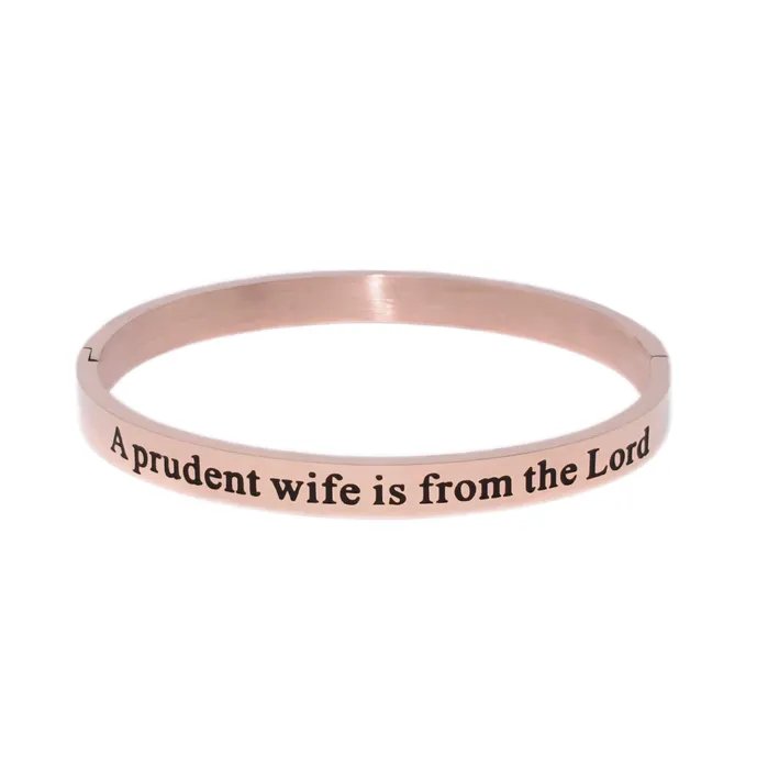 A Prudent Wife Bangle Bracelet Forever Truth Bracelets