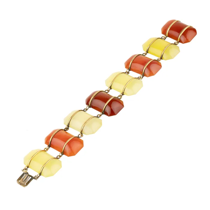 Bell Bird Antiques Bracelets 19th Century Agate Bracelet