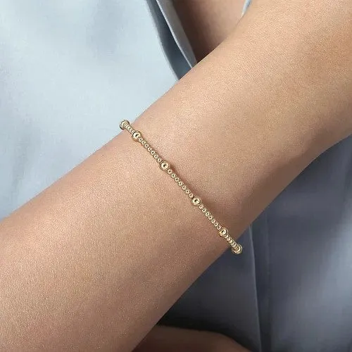 Bracelets GABRIEL CO 14K Yellow Gold Bujukan Split Bangle