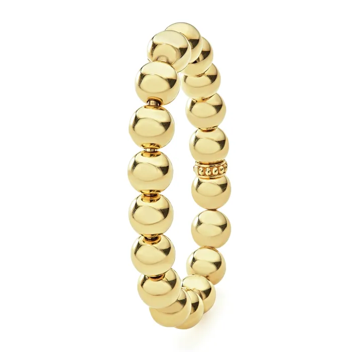 Bracelets LAGOS Caviar Gold 18K Gold Bead Bracelet 12mm