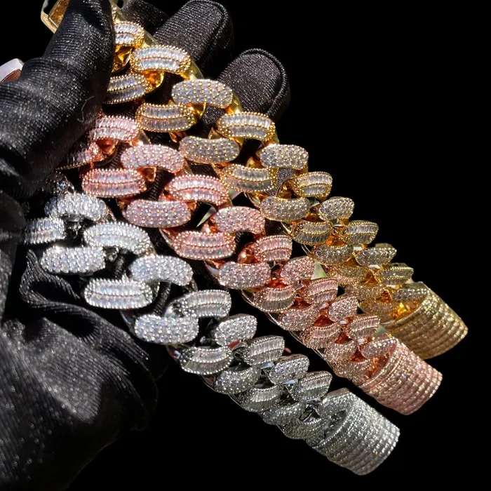 Bracelets Ultra VVS 15MM Ultra VVS Iced Out Diamond Bracelet