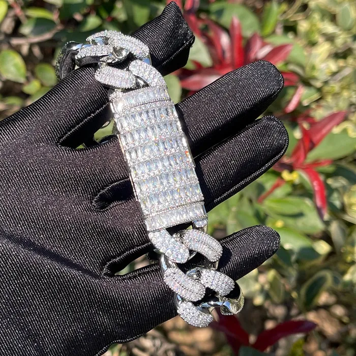 Bracelets Ultra VVS 15MM Ultra VVS Iced Out Diamond Bracelet