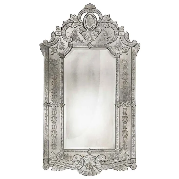 Earrings Mirror 700 Line LOUIS XIV Art 6717 MuranoVItrum Home Decor