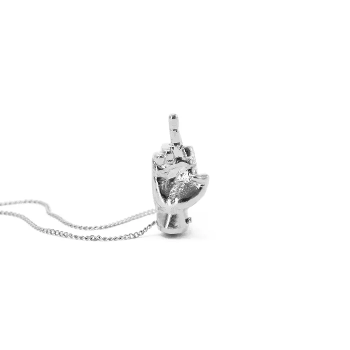 MARIA MARISCAL Earrings Collar MUTE plata