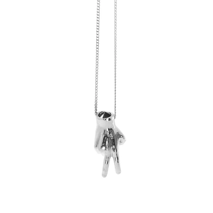 MARIA MARISCAL Earrings Collar MUTE plata