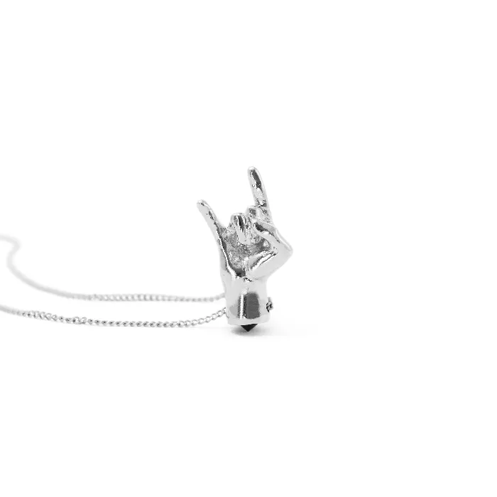MARIA MARISCAL Earrings Collar MUTE plata