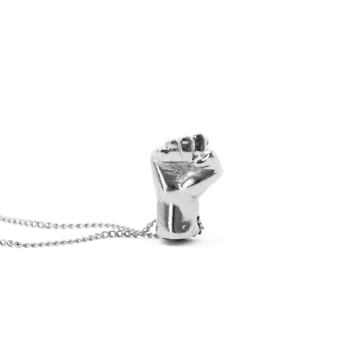 MARIA MARISCAL Earrings Collar MUTE plata