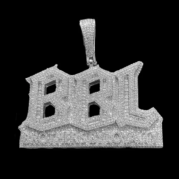 Necklaces BBL Brothers By Loyalty Iced Out Diamond Pendant Necklace Brothers By Loyalty Necklaces BBL Brothers By Loyalty Iced Out Diamond Pendant Necklace Brothers By Loyalty