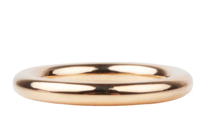 Rings Bell and Bird Bell Bird Wide Round Band 18k YG size 45