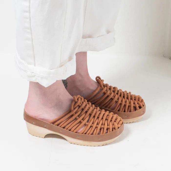 Rosa Mosa Net Panto Cotton Clogs Cinnamon on sale warehouse closeout Earrings Rosa Mosa Net Panto Cotton Clogs Cinnamon on sale warehouse closeout Earrings