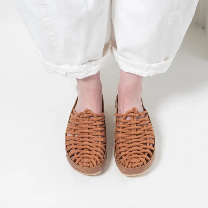 Rosa Mosa Net Panto Cotton Clogs Cinnamon on sale warehouse closeout Earrings