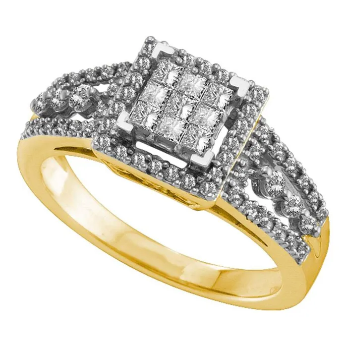 12CTDiamond INVISIBLE RING gndatlanta Rings