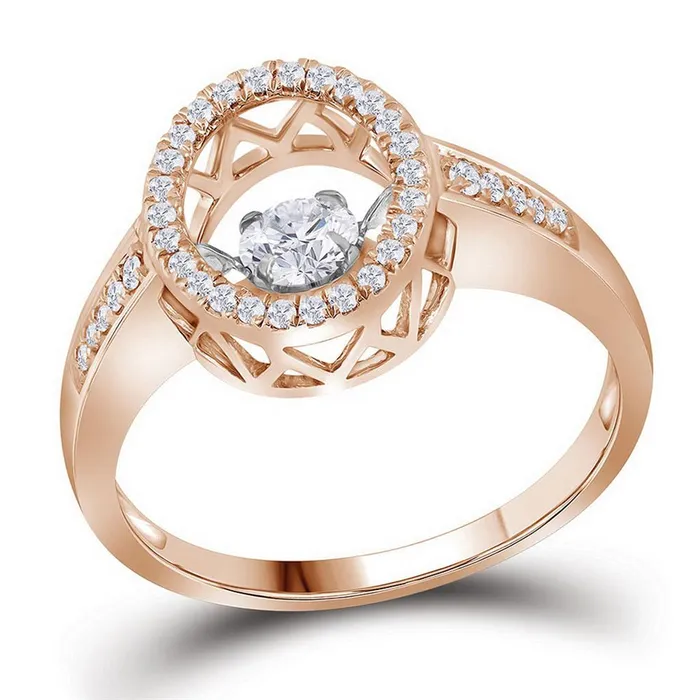10k Rose Gold Round Brown Diamond Solitaire Ring 38 Cttw gndatlanta Rings 10k Rose Gold Round Brown Diamond Solitaire Ring 38 Cttw gndatlanta Rings