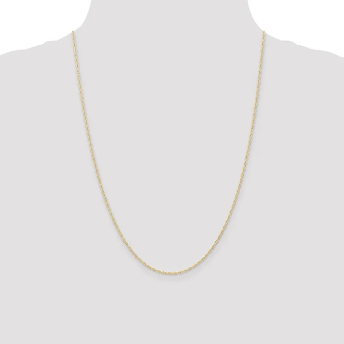 10K Yellow Gold 115mm Carded Cable Rope Chain Necklace QGold Necklaces 10K Yellow Gold 115mm Carded Cable Rope Chain Necklace QGold Necklaces