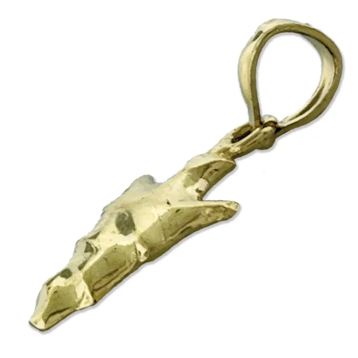 14K Gold Arrowhead Charm Goldia Charm Necklaces