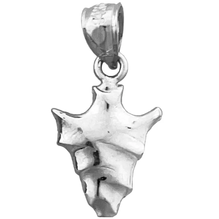 14K Gold Arrowhead Charm Goldia Charm Necklaces