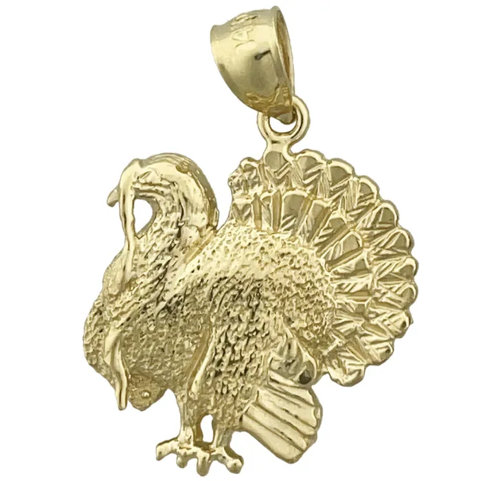 14K Gold Turkey Pendant Goldia PreStyled Sets