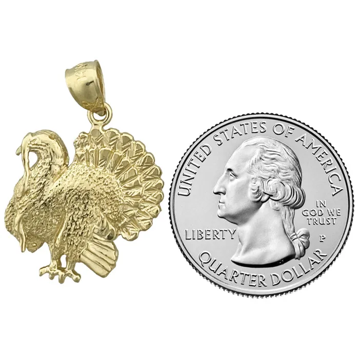 14K Gold Turkey Pendant Goldia PreStyled Sets