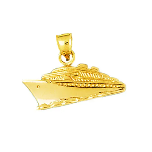 14K Gold Yacht Making Waves Pendant Goldia PreStyled Sets