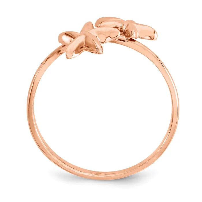 14k Rose Gold Starfish Ring Goldia Rings