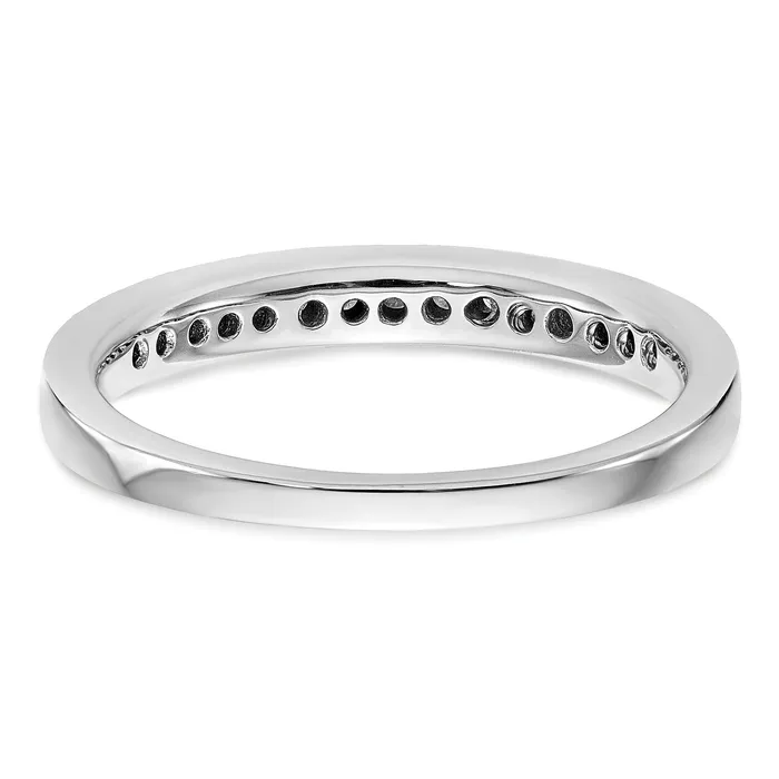 14k White Gold 15 Ct Lab Grown Diamond VSSI G Band Ring Goldia Rings