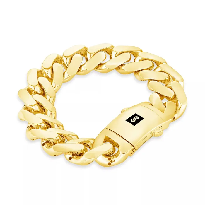 14k Yellow Gold Royal Monaco Miami Cuban Link 11mm Chain Pendant Necklace 18 Goldiacom Necklaces