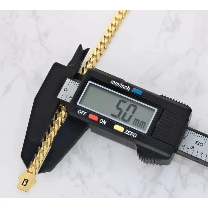 14k Yellow Gold Royal Monaco Miami Cuban Link 5mm Chain Pendant Necklace 24 Goldiacom Necklaces