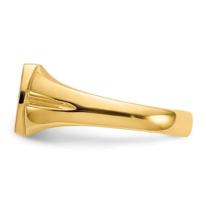 14K Yellow Gold Signet Ring Goldia Rings