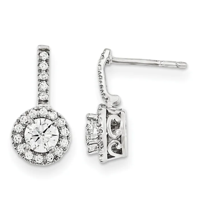 14KW AA Diamond Semi mount Earrings goldiaca Earrings
