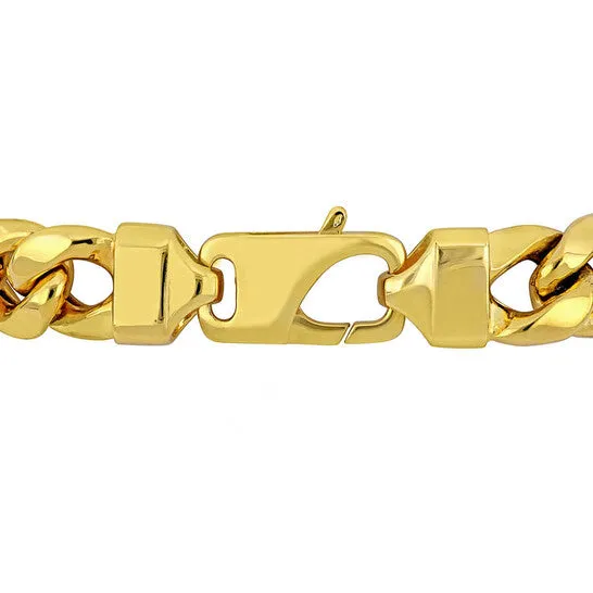 Bracelets JMS always Original AMOUR 153mm Miami Cuban Link Chain Bracelet In 10K Yellow Gold 9 In Bracelets JMS always Original AMOUR 153mm Miami Cuban Link Chain Bracelet In 10K Yellow Gold 9 In