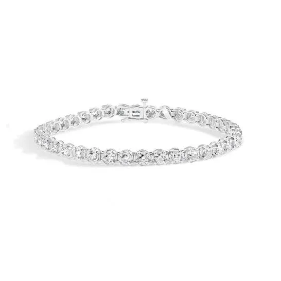 Bracelets JMS always Original Haus of Brilliance 10K White Gold 300 Cttw Miracle Set Diamond Bezel Link Style Tennis Bracelet HI Color I2I3 Clarity 75 Bracelets JMS always Original Haus of Brilliance 10K White Gold 300 Cttw Miracle Set Diamond Bezel Link Style Tennis Bracelet HI Color I2I3 Clarity 75