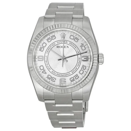 Bracelets JMS always Original Rolex Oyster Perpetual 36 mm Silver Concentric Dial Stainless Steel Bracelet Automatic Mens Watch 116034SCAO Bracelets JMS always Original Rolex Oyster Perpetual 36 mm Silver Concentric Dial Stainless Steel Bracelet Automatic Mens Watch 116034SCAO