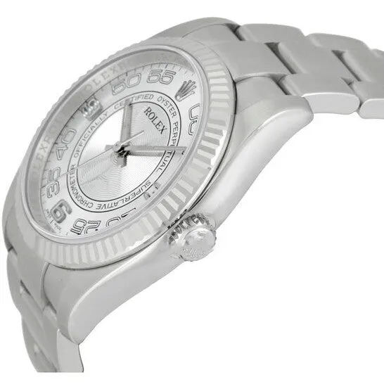 Bracelets JMS always Original Rolex Oyster Perpetual 36 mm Silver Concentric Dial Stainless Steel Bracelet Automatic Mens Watch 116034SCAO Bracelets JMS always Original Rolex Oyster Perpetual 36 mm Silver Concentric Dial Stainless Steel Bracelet Automatic Mens Watch 116034SCAO