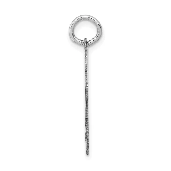 Charm Necklaces Goldia 14k White Goldw Medium Satin Number 70 Charm