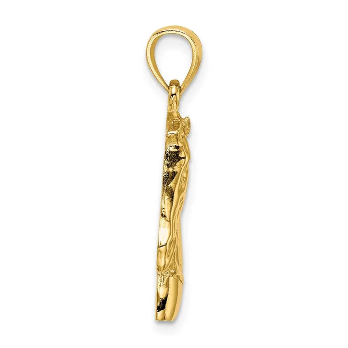 Charm Necklaces Goldia 14k Yellow Gold Horse Head wShort Mane Charm