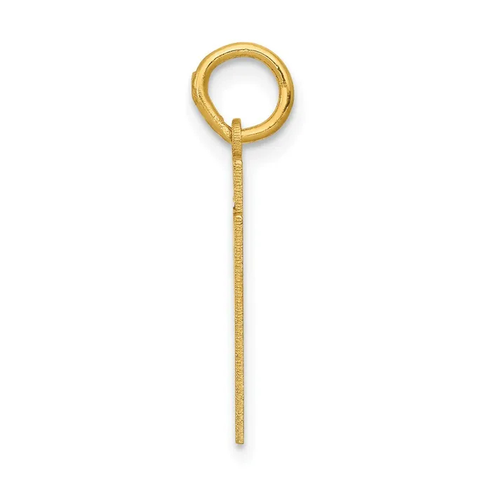 Charm Necklaces Goldia 14k Yellow Gold Small Polished Number 51 Charm