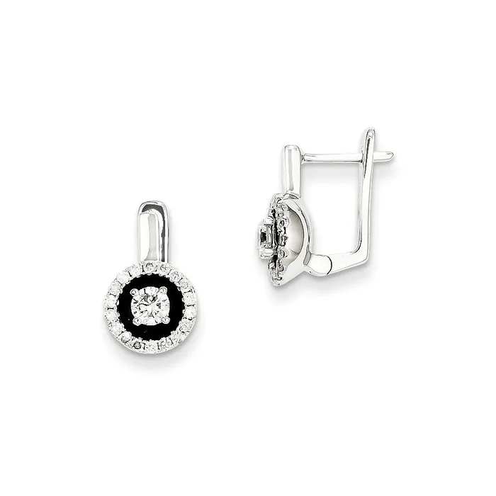 Earrings Goldia 14k WG Dia Earrings