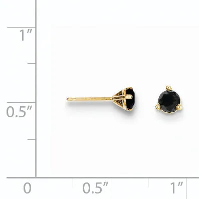 Earrings goldiaca 14k 50ct Black Diamond Stud Earrings