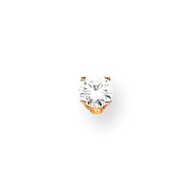 Earrings goldiaca 14k Single Stud Diamond Earring