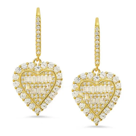 Earrings JMS always Original Kylie Harper 14k Gold Over Silver Cubic Zirconia CZ Halo Fishhook Earrings Earrings JMS always Original Kylie Harper 14k Gold Over Silver Cubic Zirconia CZ Halo Fishhook Earrings